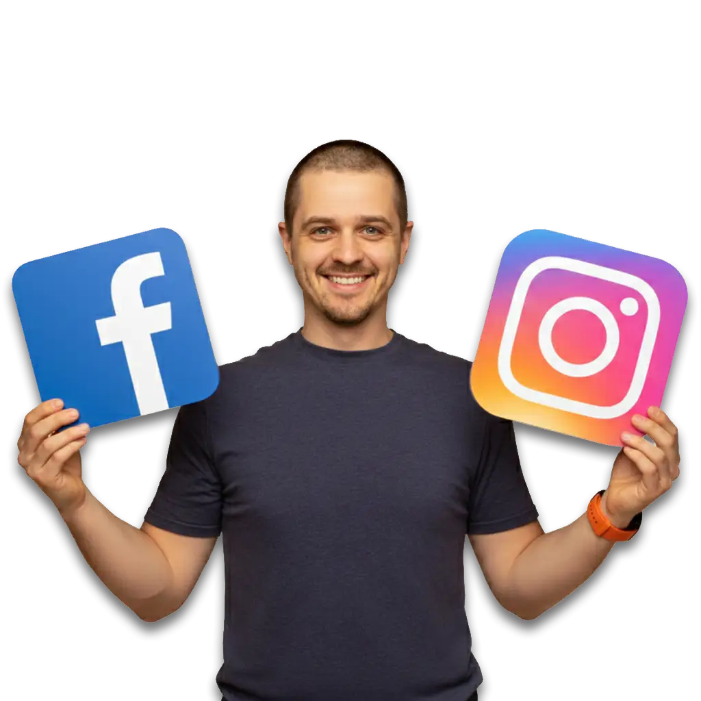 social media marketing agency, Person holding social media icons
