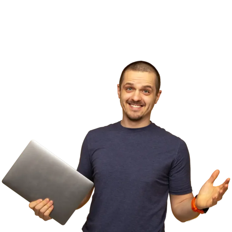 Digital Marketing Agency in UAE, Person with laptop