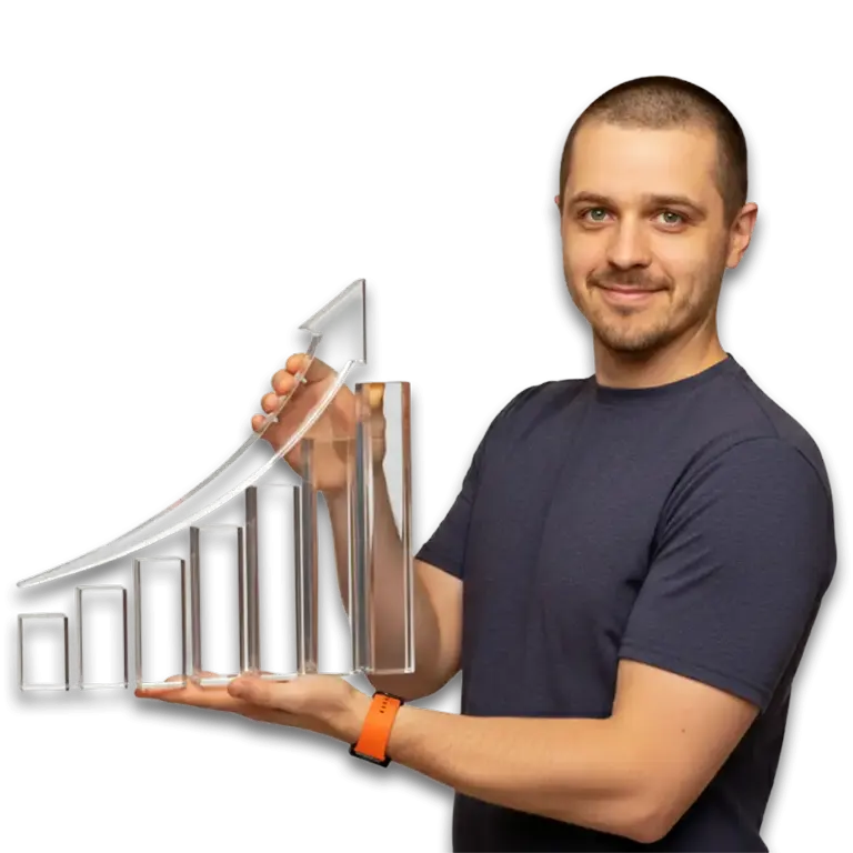 Digital Marketing Agency - A Person Holding Growth Chart